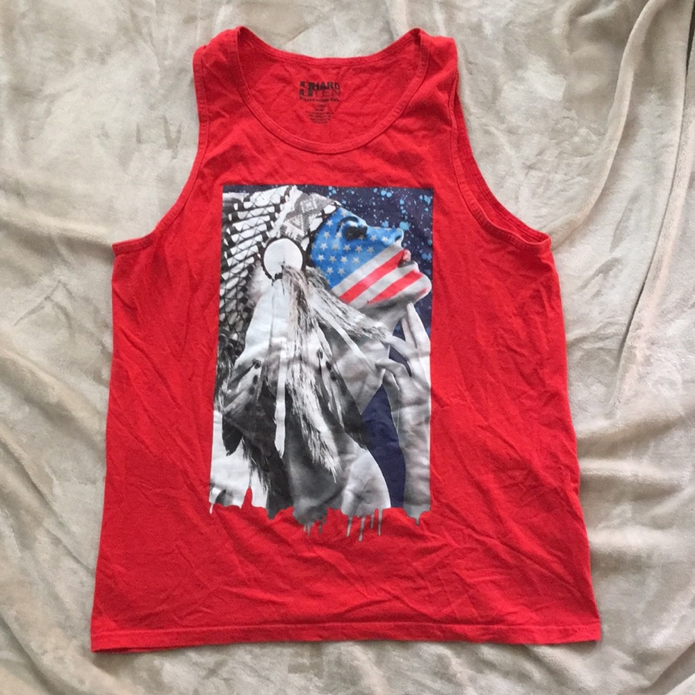 Men’s tank- American Native-American theme